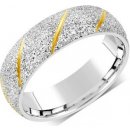 SILVEGO Snubní prsten pro muže i ženy z oceli RRC22799