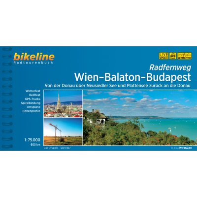 Bikeline Radtourenbuch Radfernweg Wien-Balaton-Budapest - Esterbauer Verlag