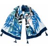 Šátek Art Of Polo dámský šátek Shalat modro-bílá