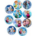 Jedlý tisk FROZEN ● materiál: FONDÁNOVÝ DECORLIST ✴️, ● velikost: cca 4-5cm (1 list A4) ☝ – Zbozi.Blesk.cz