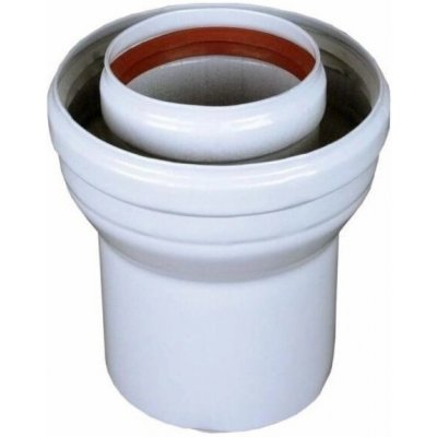 SpiroFlex Turbo koleno 60/100 až 80/125 redukce 90 stupňů bílé – Hledejceny.cz
