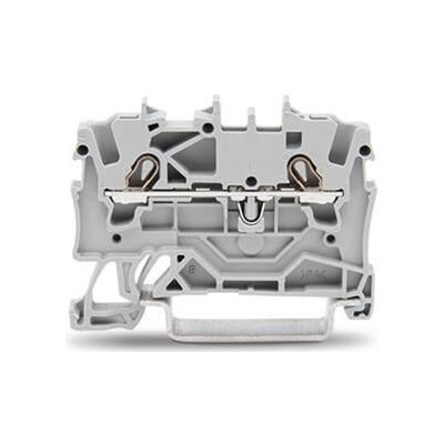 WAGO Svorka 2001-1201 TOPJOB S, 2vodičová průchozí svorka, DIN, šedá 2001-1201 – Hledejceny.cz