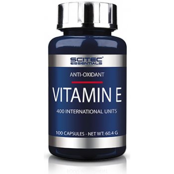 SciTec Vitamín E 400 IU 100 kapslí