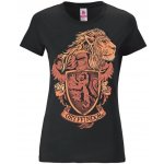 Logoshirt tričko Harry Potter Gryffindor Logo černá – Zboží Dáma