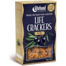 Krekry a snacky Lifefood Life crackers olivové 90 g