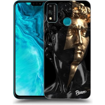 Pouzdro Picasee silikonové Honor 9X Lite - Wildfire - Black černé – Zboží Mobilmania