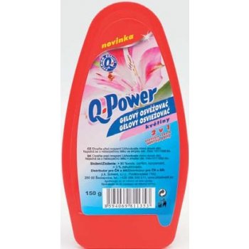 Q Power gelový osvěžovač vzduchu květiny 150 g