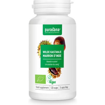 Purasana Kaštan divoký 120 vegan kapslí – Hledejceny.cz