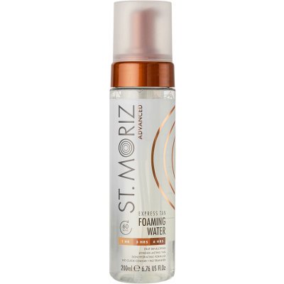 St. Moriz Advanced Express Tan Foaming Water průhledná samoopalovací pěna pro extra rychlé opálení 200 ml