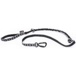 ManMat Vodítko s amortizérem Dlouhá šňůra pro 1 psa výšivka MM stříbrná Karabina 1 bronzová – Sleviste.cz