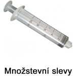 Luer-Lock Třídílná stříkačka s gumovým pístem 10 ml – Zboží Mobilmania