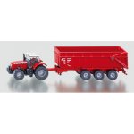 SIKU Farmer 1844 Traktor Massey Ferguson s přívěsem měřítko 1:87 – Hledejceny.cz