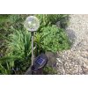 Zahradní LED solární lampa skleněné koule s barevnou změnou osvětlení