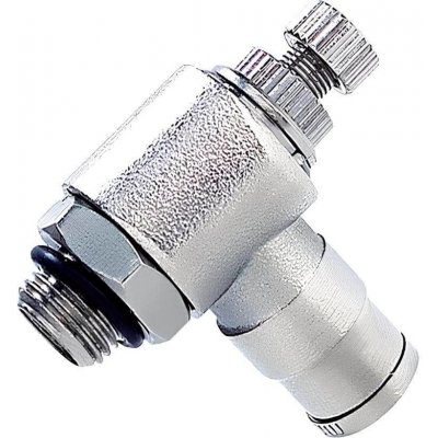 Pneumatics & Hydraulics Rohový škrtící ventil na odfuku 12 - G1/2 – Hledejceny.cz