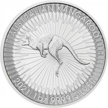 The Perth Mint Stříbrná mince 1 Oz Australian Kangaroo Klokan rudý