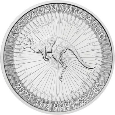 The Perth Mint Stříbrná mince 1 Oz Australian Kangaroo Klokan rudý – Hledejceny.cz