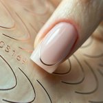 Molly Lac Nálepky na nehty francouzská manikúra Rose Golden – Zboží Dáma