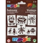 Magic šablony papírové 6 ks sada R STRAŠIDLA – Zbozi.Blesk.cz