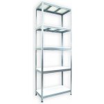 Biedrax Regál 45 x 90 x 240 cm 5 polic – HobbyKompas.cz