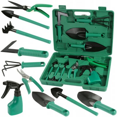 Sada zahradního nářadí 10ks v kufru MAR-POL M83053 – Zboží Mobilmania