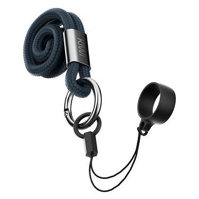 Šňůrka na krk pro zavěšení KIWI Midnight Blue – Zboží Dáma