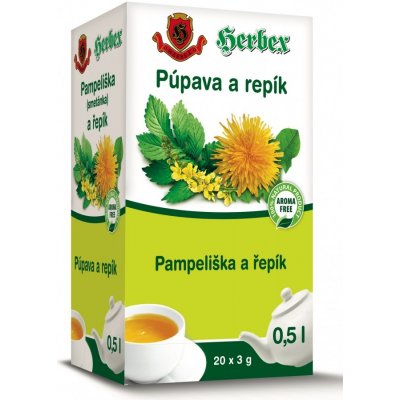 Herbex Pampeliška a řepík 20 x 3 g – Zbozi.Blesk.cz