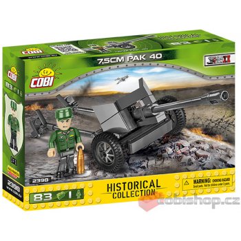 COBI 2398 World War II Protitankové dělo 7,5 cm PaK 40