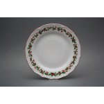 Bohemia Porcelán 1987 Talíř mělký 25 cm Verona Vánoční Cesmína KCL – Zboží Dáma