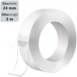M&G Lepící páska oboustranná Nano Magic , 24 mm x 3 m průhledná – Zboží Dáma