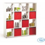 Halmar Regál CABOTO 16 bílý – Zboží Dáma