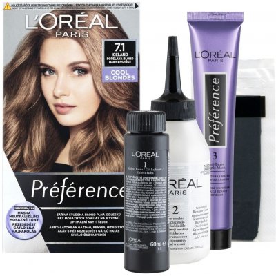 L'Oréal Préferénce 7.1 Island Blond popelavá – Hledejceny.cz