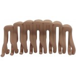 Matný skřipec v hnědé a černé barvě Barva: černá – Zboží Dáma