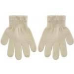 Be Snazzy Dětské pletené prstové rukavice Béžové – Zboží Dáma