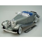 Maisto Mercedes-Benz 500 K Typ Specialroadster 1936 šedá metalíza 1:18 – Hledejceny.cz