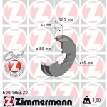 Brzdový buben ZIMMERMANN 600.1963.20 – Sleviste.cz