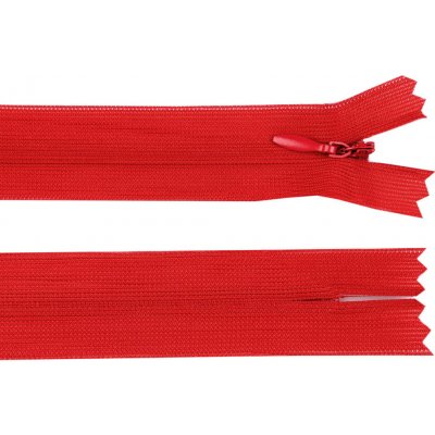 Spirálový zip skrytý No 3 délka 65 cm dederon Varianta: 148 červená, Balení: 1 ks – Hledejceny.cz