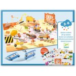 Djeco 3D samolepkový set Lift up stickers vozidla – Hledejceny.cz