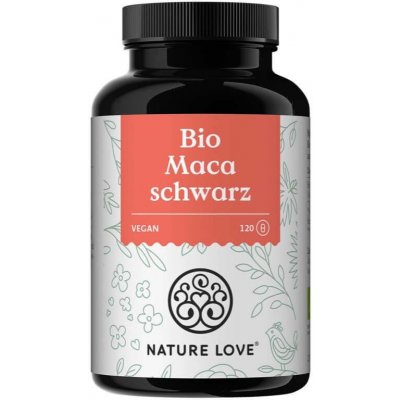 Nature Love BIO Maca peruánská černá + Bio Acerola 120 kapslí