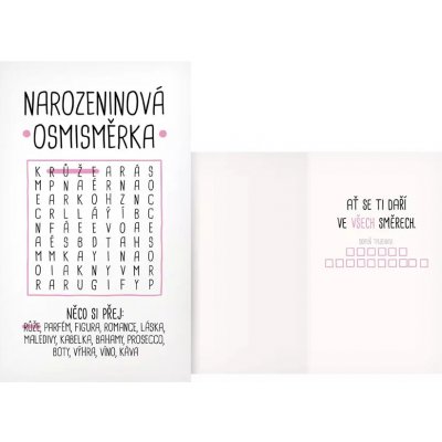 MFP paper s.r.o. Přání humorné Osmisměrka pro ni – Hledejceny.cz