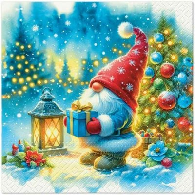 Paw Ubrousek 33x33cm Magická noc s skřítkem – Zboží Dáma