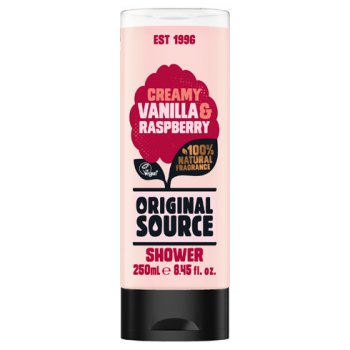 Original Source Malina a vanilkové mléko sprchový gel 250 ml