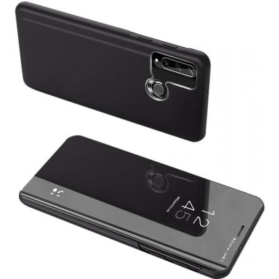 Pouzdro Huawei Y6P Clear View černé – Zboží Mobilmania