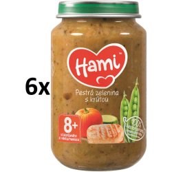 Hami Pestrá zelenina s krůtou 6 x 200 g