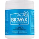 L'biotica Biovax Keratin & Silk regenerační maska pro hrubé vlasy (Paraben & SLS Free) 250 ml