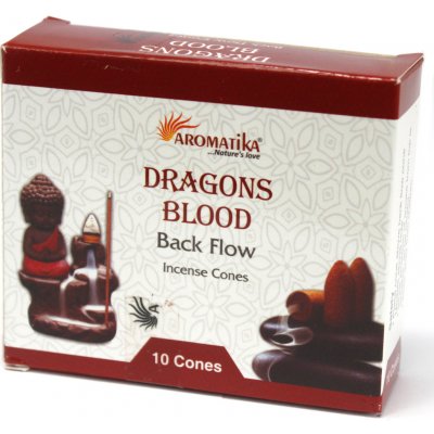 Ancient Wisdom Vonné kužely Aromatika Tekoucí kouř Dračí Krev 10 ks – Zboží Dáma