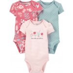 CARTER'S Body krátký rukáv Pinkyellow dívka LBB 3ks – Zboží Dáma