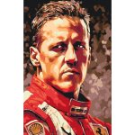 MALUJEŠ MICHAEL SCHUMACHER Rozměr 80 x 120 cm Rámování bez rámu a bez vypnutí plátna – Zboží Dáma