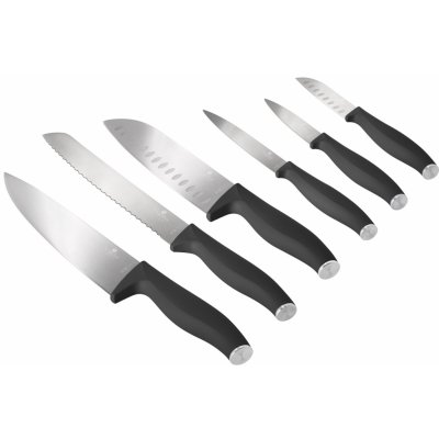 Berlinger Haus 6dílná sada kuchyňských nožů ANTHRACITE 54328 BH/2947 – Zboží Dáma