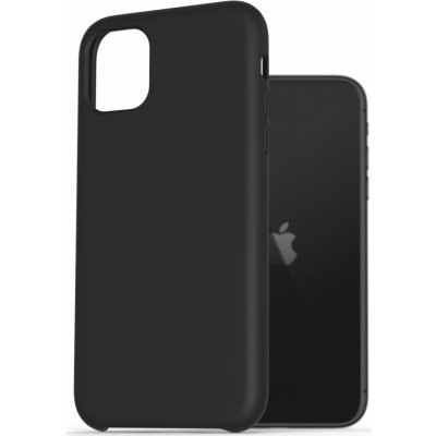 Pouzdro AlzaGuard Premium Liquid Silicone Case iPhone 11 černé – Zboží Mobilmania