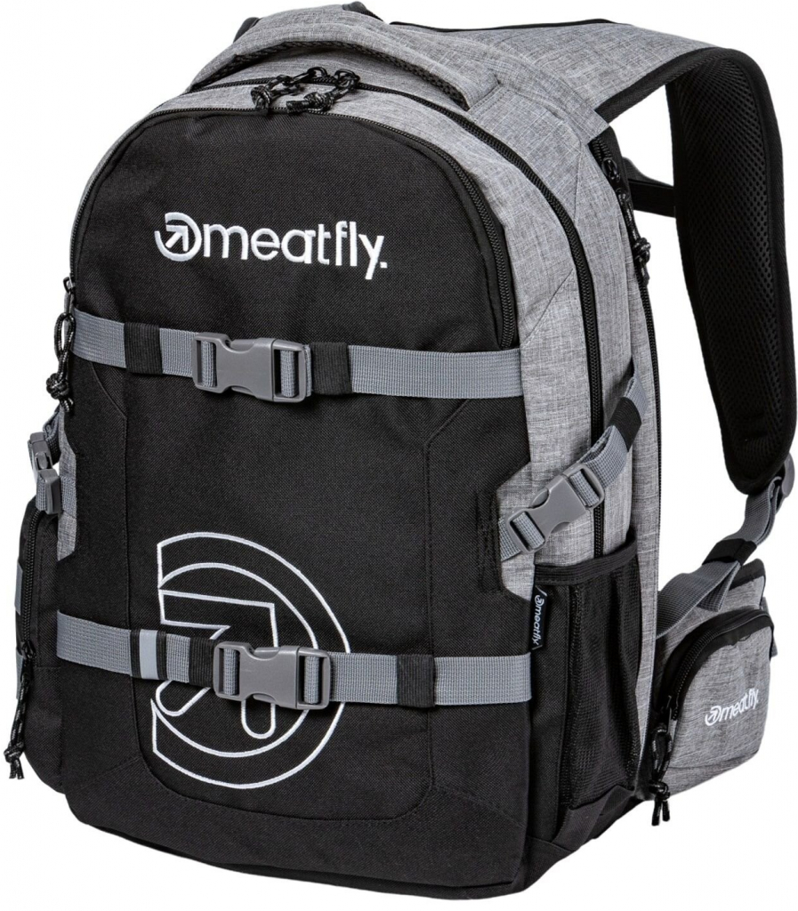 Meatfly Ramble Grey Heather černá 26 l